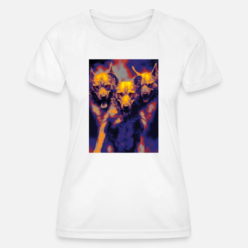 Cerberus - Women's Functional T-Shirt - white