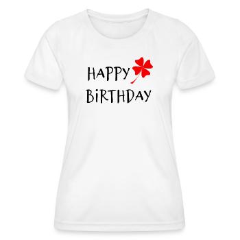1. 1 Jahr. 1. JUBILÄUM. 1-JÄHRIGES JUBILÄUM - Frauen Funktions-T-Shirt - Weiß - Vorne - AI Model Female 172 dark (172cm)