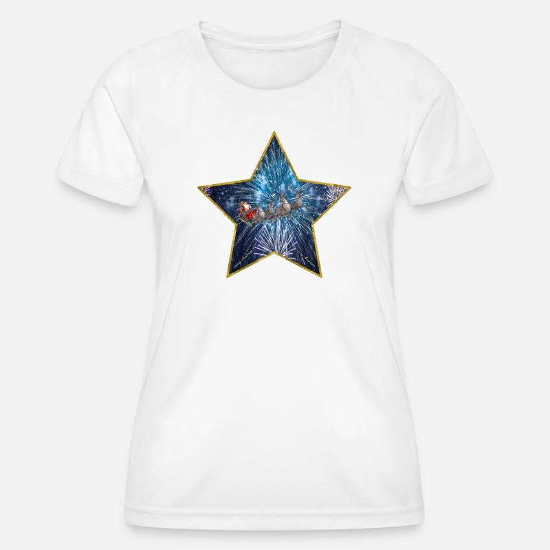 merry christmas version 3 - Women's Functional T-Shirt - white