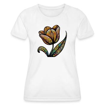 Tulip - Women's Functional T-Shirt - white - Front - AI Model Female 172 dark (172cm)