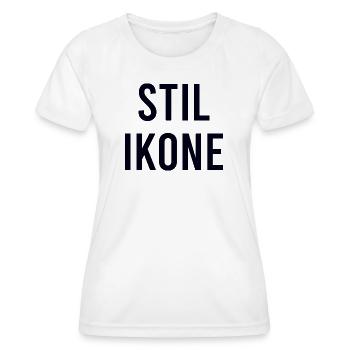STYLE ICON - Women's Functional T-Shirt - white - Front - AI Model Female 172 dark (172cm)