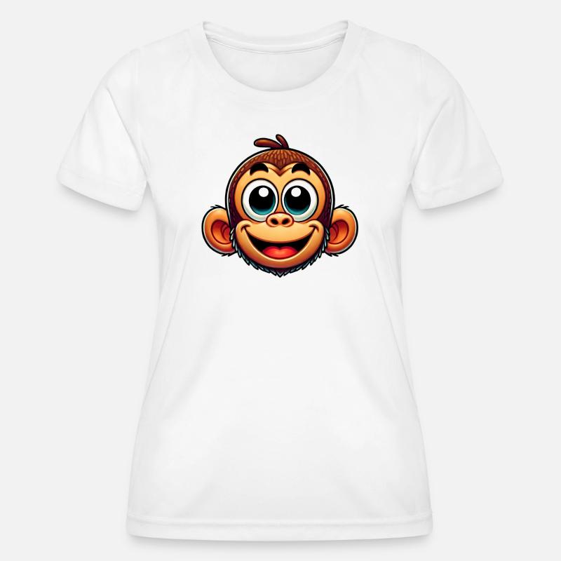 Monkey - Women's Functional T-Shirt - white
