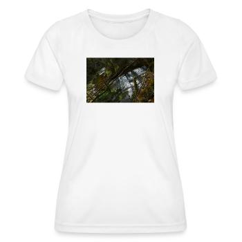 Fluss in uralter Schlucht - Frauen Funktions-T-Shirt - Weiß - Vorne - AI Model Female 172 dark (172cm)