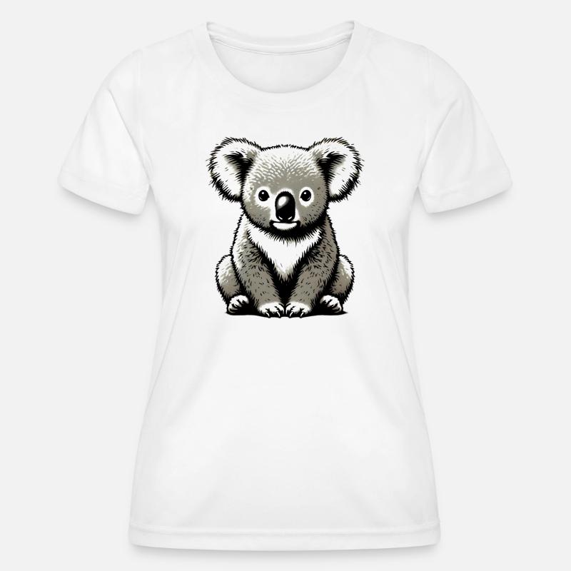 Koala - Women's Functional T-Shirt - white