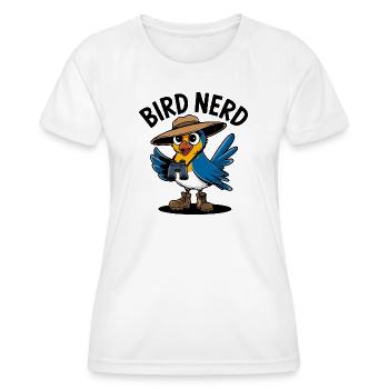 Bird Nerd Explorer - Women's Functional T-Shirt - white - Front - AI Model Female 172 dark (172cm)