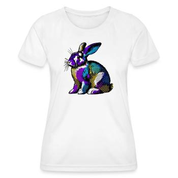 Rabbit - Women's Functional T-Shirt - white - Front - AI Model Female 172 dark (172cm)