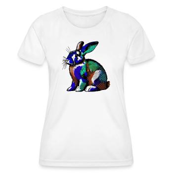 Rabbit - Women's Functional T-Shirt - white - Front - AI Model Female 172 dark (172cm)