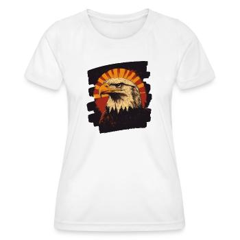 Adler - Frauen Funktions-T-Shirt - Weiß - Vorne - AI Model Female 172 dark (172cm)
