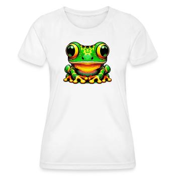 Frog - Women's Functional T-Shirt - white - Front - AI Model Female 172 dark (172cm)