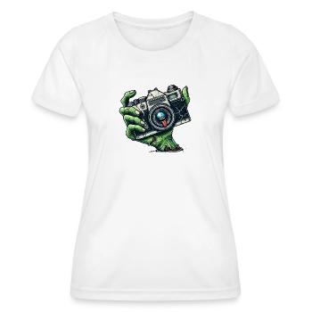 Zombie Camera - Women's Functional T-Shirt - white - Front - AI Model Female 172 dark (172cm)