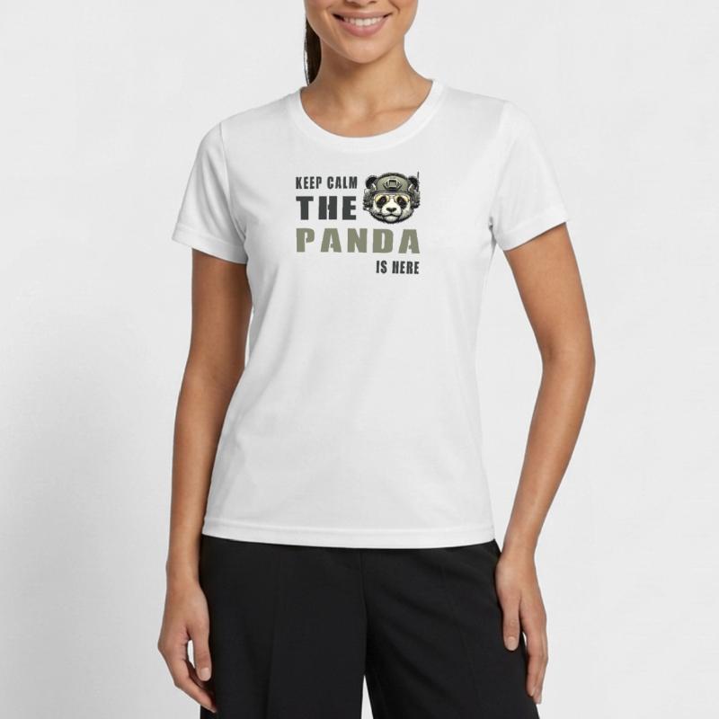 Tactical Panda – Keep Calm Women's Functional T-Shirt