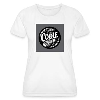 Cool sock socks and funny saying - Women's Functional T-Shirt - white - Front - AI Model Female 172 dark (172cm)