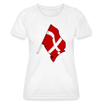 Savoie, France – Drapeau régional en toute simplicité - T-shirt sport Femme - blanc - Devant - AI Model Female 172 dark (172cm)