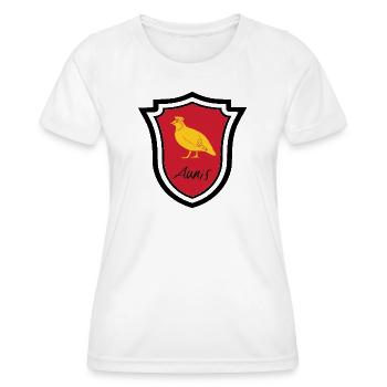 Aunis - Frauen Funktions-T-Shirt - Weiß - Vorne - AI Model Female 172 dark (172cm)