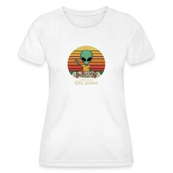 Alien Skater - Tattoo - Old School - Women's Functional T-Shirt - white - Front - AI Model Female 172 dark (172cm)
