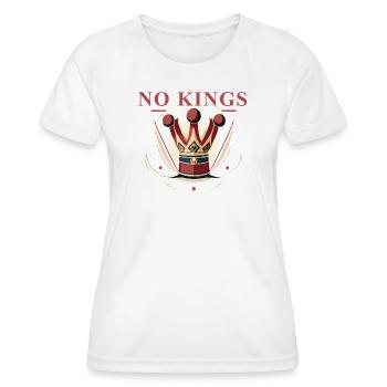 La couronne d’un royaume sans souverain - T-shirt sport Femme - blanc - Devant - AI Model Female 172 dark (172cm)