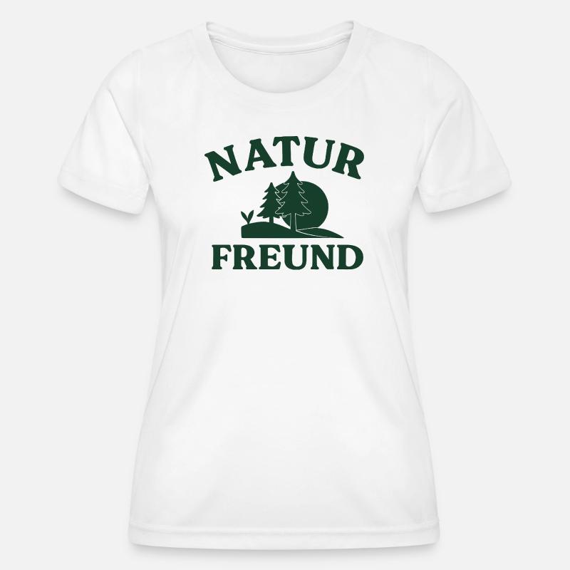 Nature lover - Women's Functional T-Shirt - white