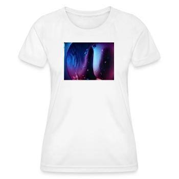 Jasmin Brendel - Frauen Funktions-T-Shirt - Weiß - Vorne - AI Model Female 172 dark (172cm)