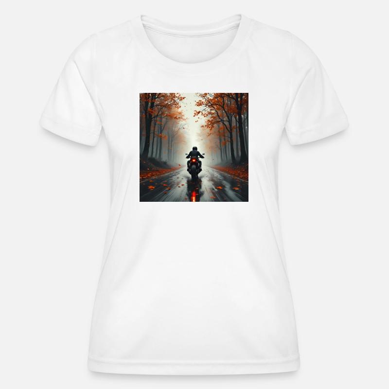 Ride The Fall - Women's Functional T-Shirt - white