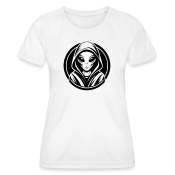 Alien - Women's Functional T-Shirt - white - Front - AI Model Female 172 dark (172cm)