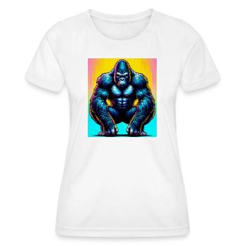 gorilla - Women's Functional T-Shirt - white - Front - AI Model Female 172 dark (172cm)