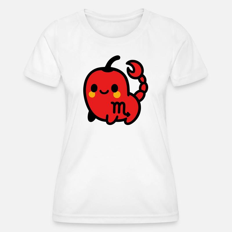 Sweet Chili Scorpion - Women's Functional T-Shirt - white