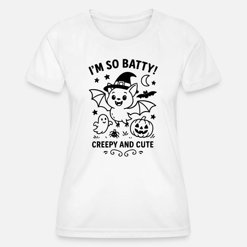 Batty - Women's Functional T-Shirt - white