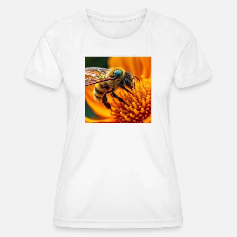 bee - Women's Functional T-Shirt - white