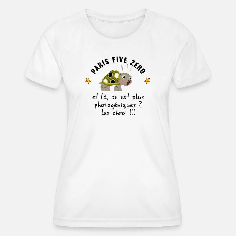 Paris_five_zero - Women's Functional T-Shirt - white