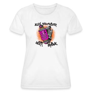 Alles original  - Frauen Funktions-T-Shirt - Weiß - Vorne - AI Model Female 172 dark (172cm)