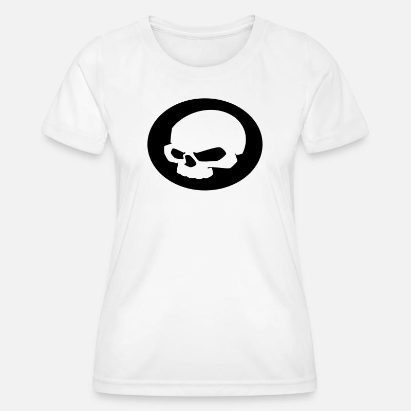 Skull - Women's Functional T-Shirt - white