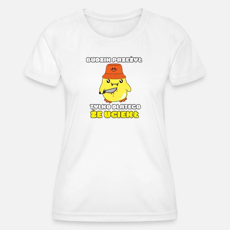 Morning Killer Chicken - Women's Functional T-Shirt - white