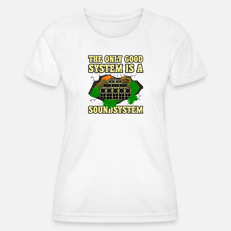 Dub Soundsystem - Women's Functional T-Shirt - white