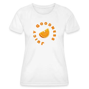 Citrus Vibe Retro T-shirt - Women's Functional T-Shirt - white - Front - AI Model Female 172 dark (172cm)