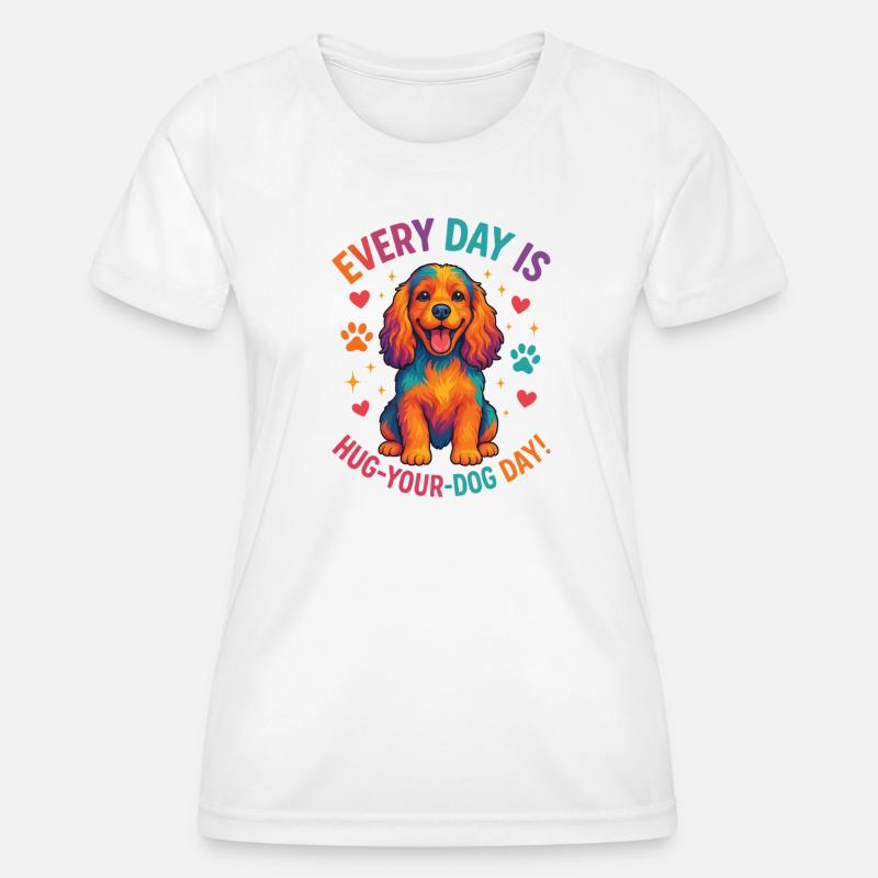 Cocker Spaniel - Women's Functional T-Shirt - white