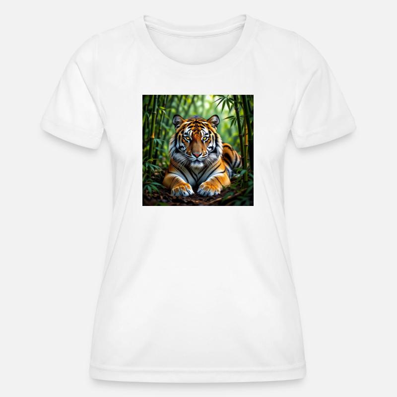 Jungle Tiger - Women's Functional T-Shirt - white