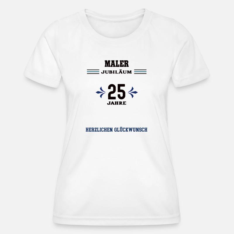 Painter 25th anniversary 25th anniversary - Women's Functional T-Shirt - white