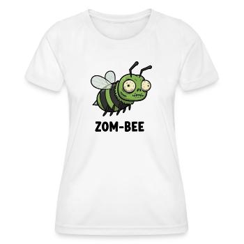 Bourdonnant mort - T-shirt sport Femme - blanc - Devant - AI Model Female 172 dark (172cm)