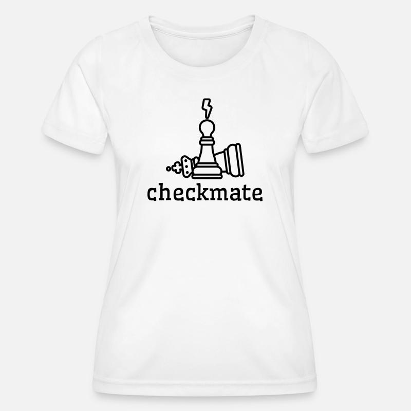 Checkmate to win - Women's Functional T-Shirt - white