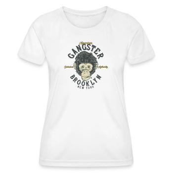 Brooklyn Gorilla Gangster - Frauen Funktions-T-Shirt - Weiß - Vorne - AI Model Female 172 dark (172cm)