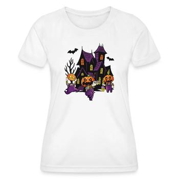 SCARY_NIGHT - Women's Functional T-Shirt - white - Front - AI Model Female 172 dark (172cm)