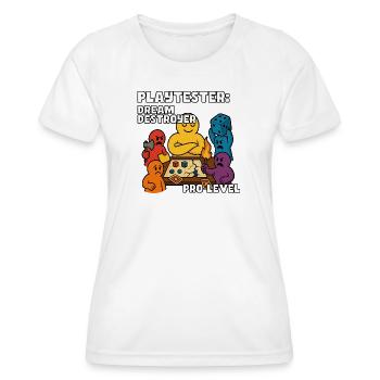 Spieltester: Dream Destroyer - Frauen Funktions-T-Shirt - Weiß - Vorne - AI Model Female 172 dark (172cm)
