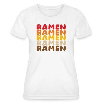 Ramen in Palette Pop - Frauen Funktions-T-Shirt - Weiß - Vorne - AI Model Female 172 dark (172cm)