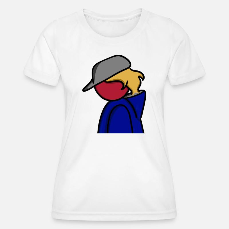 A look to blue - Women's Functional T-Shirt - white