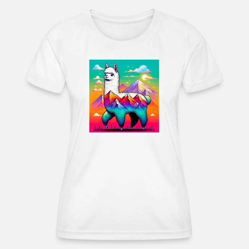 Alpaca - Women's Functional T-Shirt - white