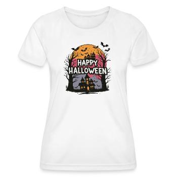 Halloween Haunted Fantasy - Women's Functional T-Shirt - white - Front - AI Model Female 172 dark (172cm)
