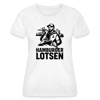 Hamburg pilots - Women's Functional T-Shirt - white - Front - AI Model Female 172 dark (172cm)