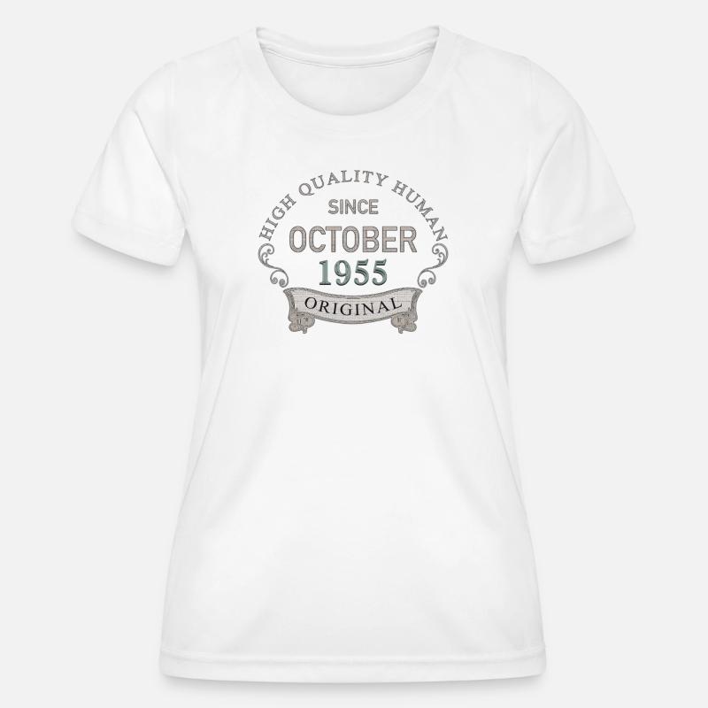 Since_October_1955 - Women's Functional T-Shirt - white