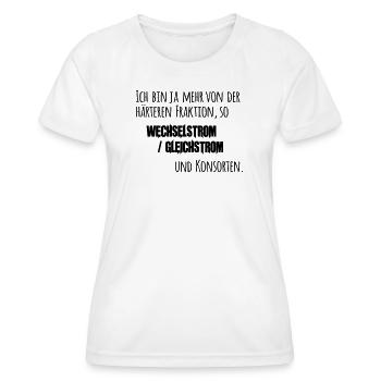 Härtere Fraktion - Frauen Funktions-T-Shirt - Weiß - Vorne - AI Model Female 172 dark (172cm)
