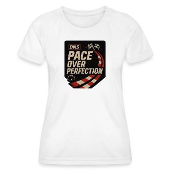 DNS Pace Over Perfection - Women's Functional T-Shirt - white - Front - AI Model Female 172 dark (172cm)
